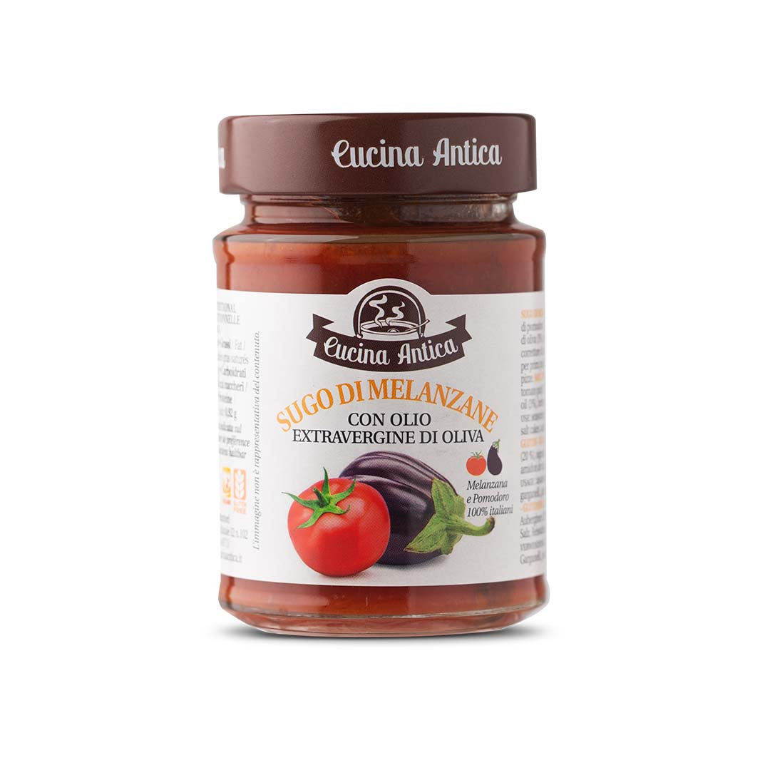 CUCINA ANTICA Sugo di Melanzane (Salsa de tomate con berenjenas) - 190gr