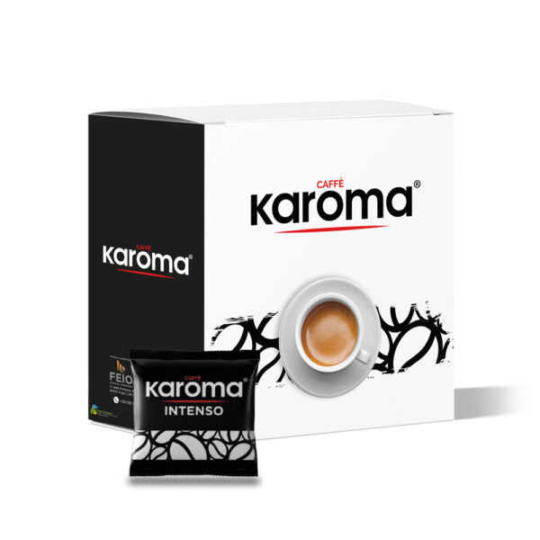 CAFÉ EN MONODOSIS ESE Karoma INTENSO - Caja de 50 o 150 monodosis de papel