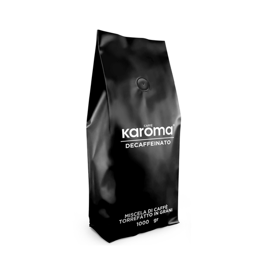 CAFÉ EN GRANOS Karoma  DECAFFEINATO - Bolsa 1000 gr